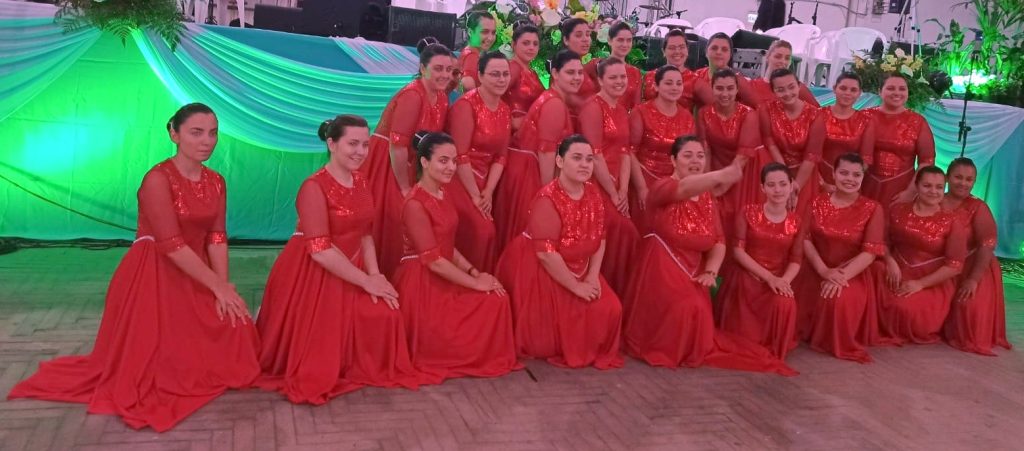 Video coreografia filhas do Rei e exercito de Miriam do 31º congresso de missões dos Gideões RS. 2022.